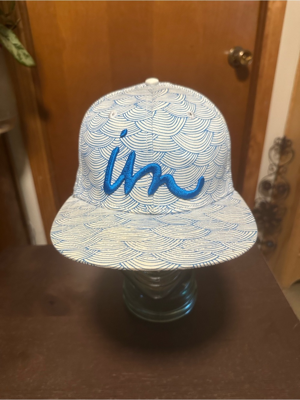 Imperial Motion 7 3/8ths Fitted Blue & White Patterned Cap